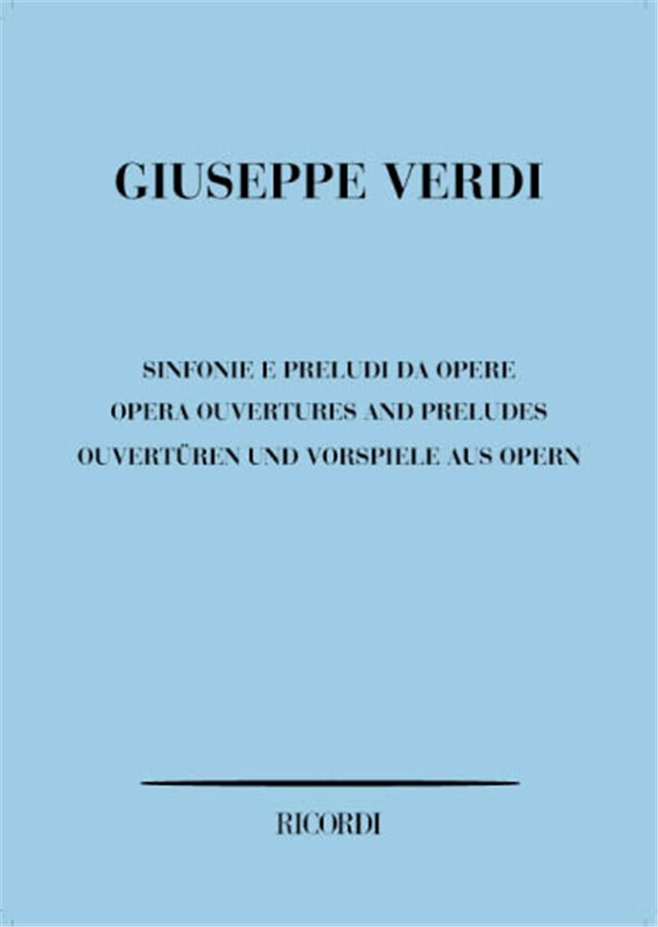 Sinfonie E Preludi Da Opere